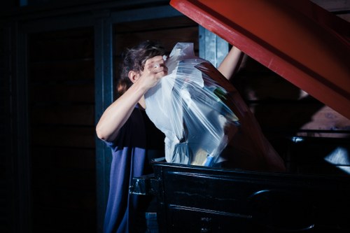 Recycling containers for businesses in Anerley